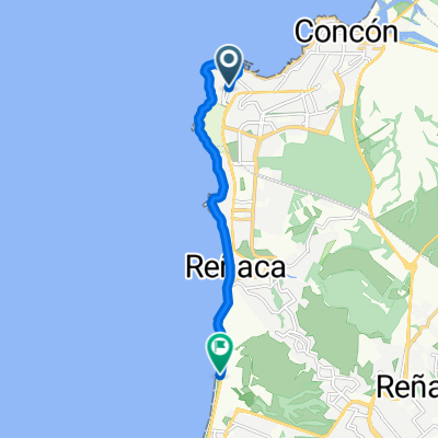 Concón, Concón a Ciclovía Las Salinas, Viña del Mar