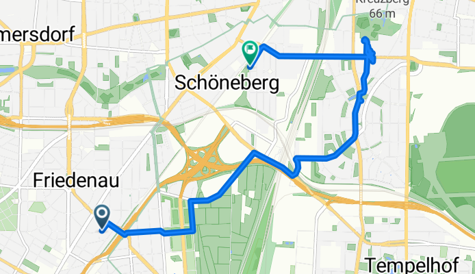 Dickhardtstraße, Berlin nach Cheruskerstraße, Berlin