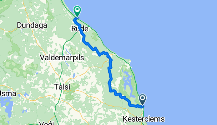 Vecupes iela, Engures pag. à Kāpmalas, Rojas pag.