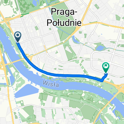 Wał Miedzeszyński, Warszawa do Gocław, Warszawa