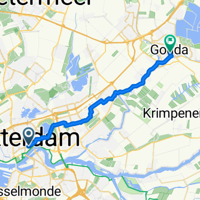Wijnhaven nach Lage Gouwe 12A