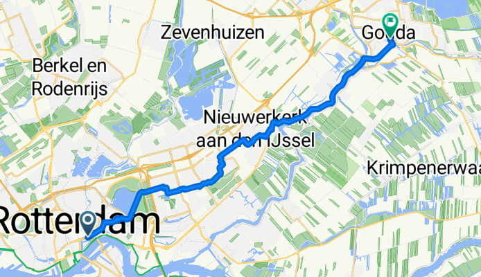 Wijnhaven nach Lage Gouwe 12A