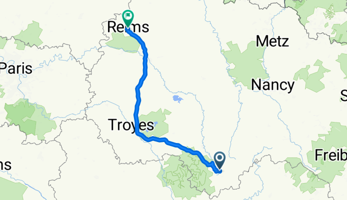 Lac de la Liez to Reims