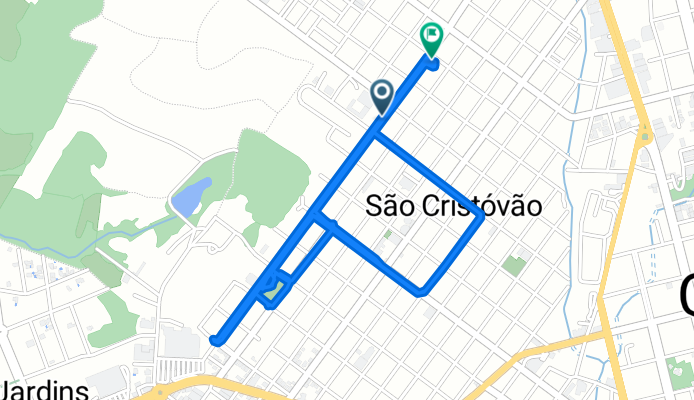 De Rua Osvaldo Cruz a Rua Osvaldo Cruz