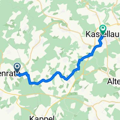 Hauptstraße, Haserich nach Laubacher Straße, Kastellaun