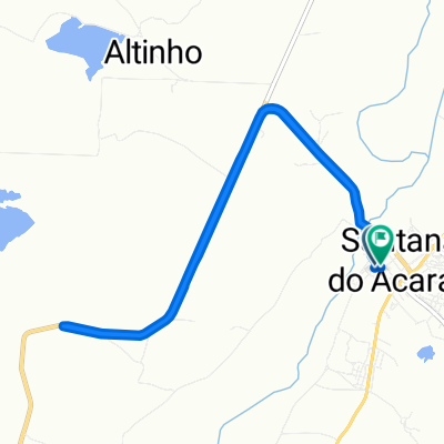 Rua João Adeodato Vasconcelos, Santana Do Acaraú a Rua João Adeodato Vasconcelos, Santana Do Acaraú