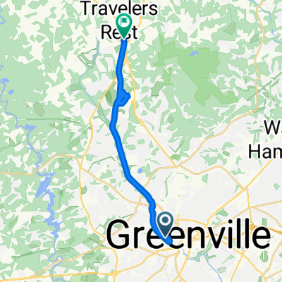 Greenville to Swamp Rabbit Trail, Travelers Rest