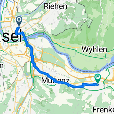 Schwarzwaldallee, Basel nach Münchackerstrasse, Pratteln