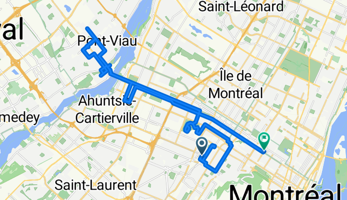 Av Beaumont, Montréal to Av Mont-Royal E, Montréal