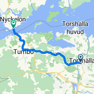 Eskilstunavägen, Torshälla nach Kvicksundsvägen, Kvicksund