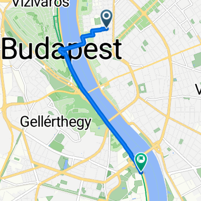 Bajcsy-Zsilinszky út, Budapest - Pázmány Péter sétány, Budapest