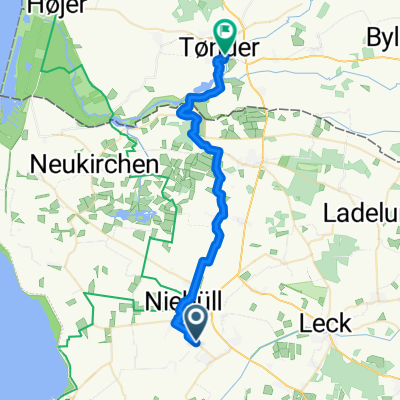 Niebüll-Tönder langsam