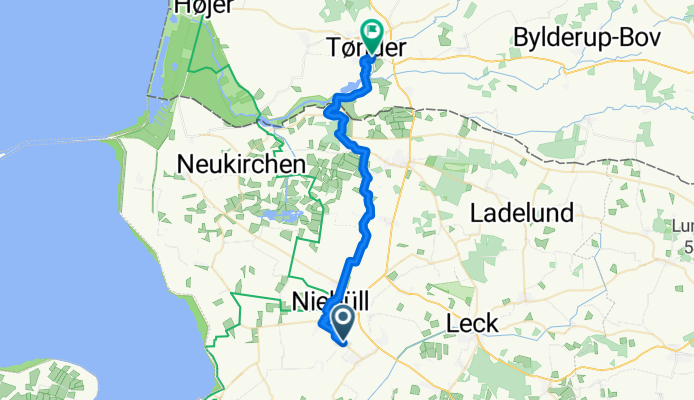 Niebüll-Tönder langsam