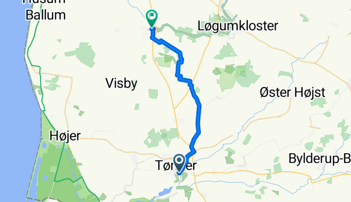 Tönder-Bederbro langsam