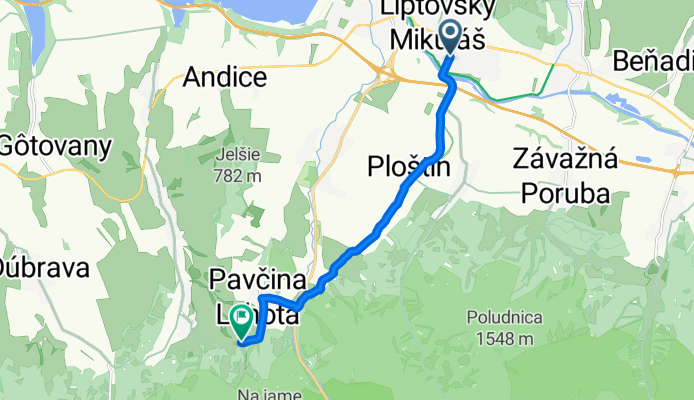 LM- Ploštín- Demän.Dolina- Pavčina Lehota