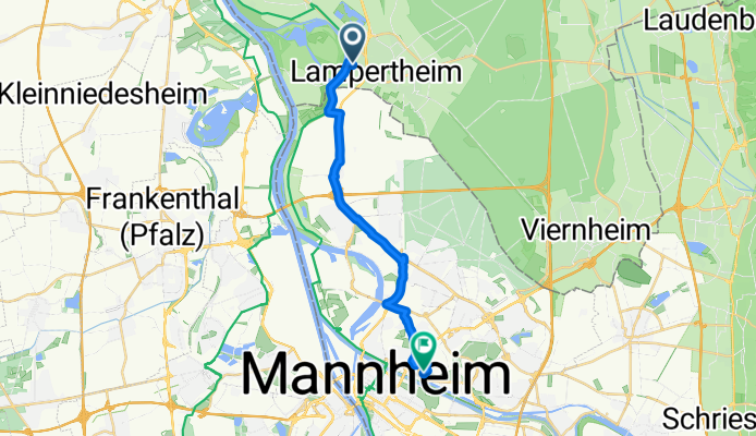 Biedensandstraße nach Franz-Volhard-Straße