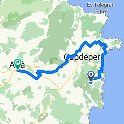 Disseminat Polígon, Capdepera nach Camí Vell de Ciutat, Artà