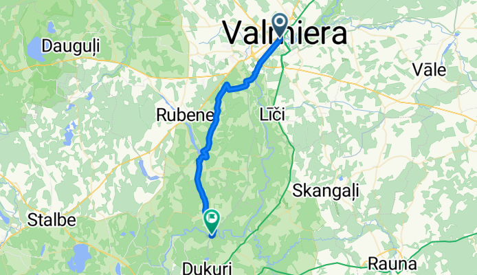 От Kārļa Baumaņa iela до Rāmnieki