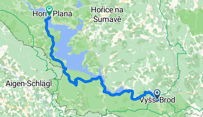 Pohraniční stráže, Vyšší Brod - Silnice 1636, Horní Planá