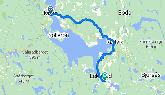 Route from Moragatan 9B