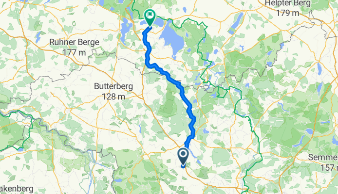 Dechtower Weg, Fehrbellin to Penkower Straße, Göhren-Lebbin