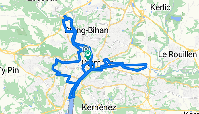 Route in Quimper alt