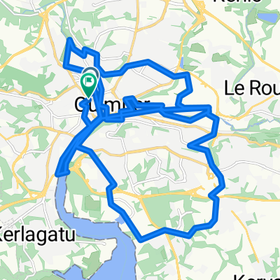 Route in Quimper alt