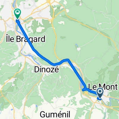 Ruhige Route