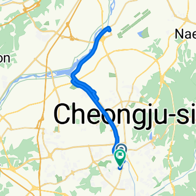 모충동, 청주시에서 남들로26번길, 청주시까지