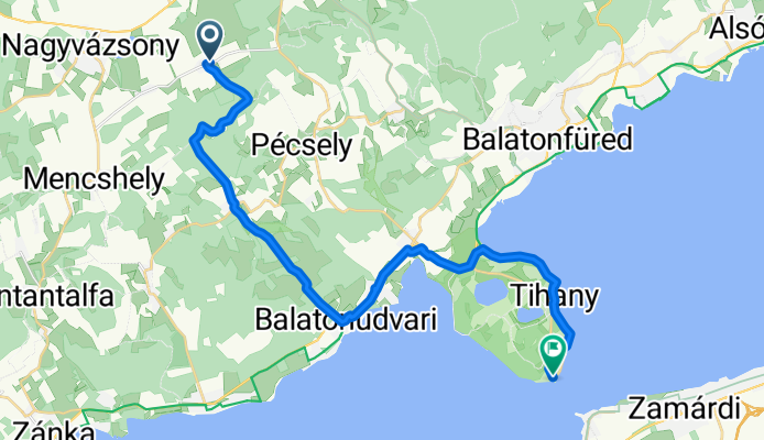 Route to Tihanyi Legenda Szobor