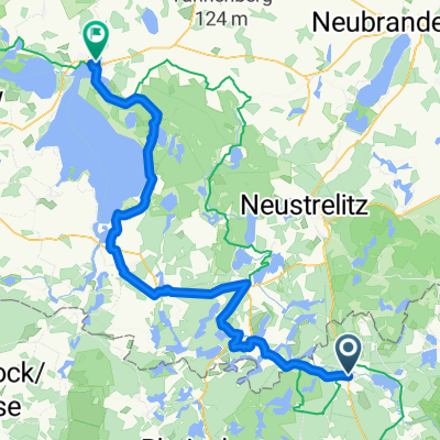 Von Fürstenberg/Havel bis Waren (Müritz)