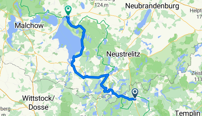 Von Fürstenberg/Havel bis Waren (Müritz)