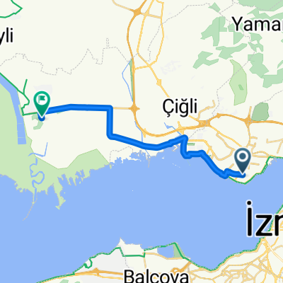 1731. Sokak to İzmir Doğal Yaşam Park Otoparkı