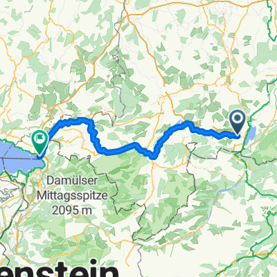 From Fussen to Lindau (Bodensee)