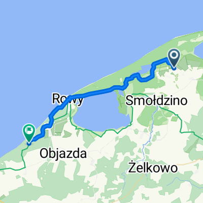 Smołdziński Las, Smołdzino do Promenada Słońca, Ustka