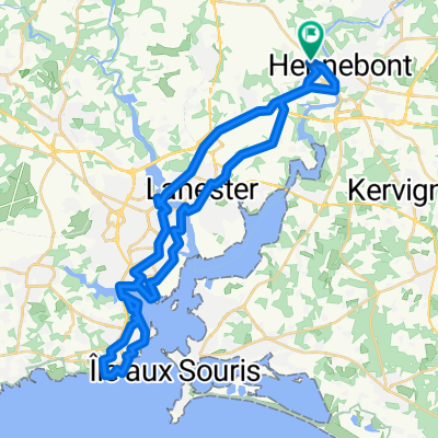 Route in Hennebont