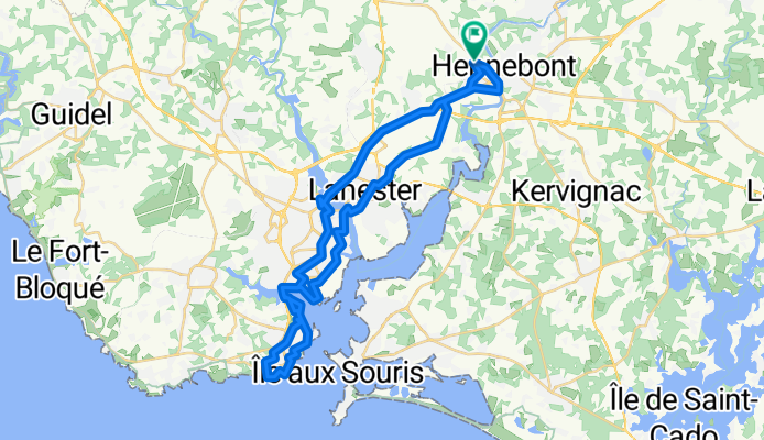 Route in Hennebont