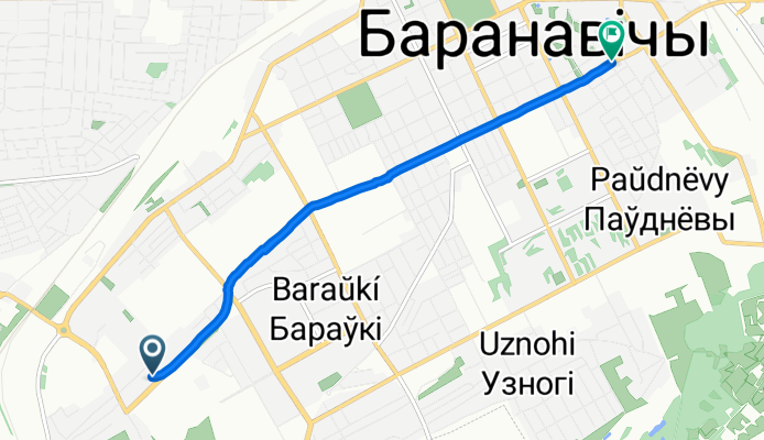 маршрут из Профессиональный переулок 16a