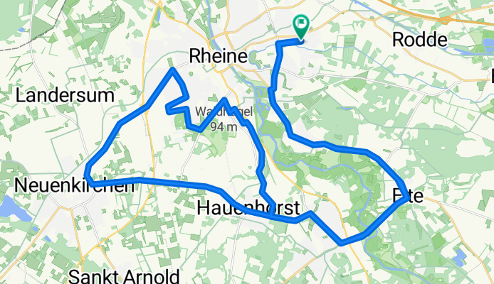 Rodder Damm, Rheine nach Alemannenallee, Rheine