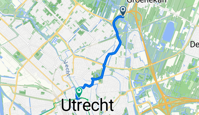 Einthovendreef-Zuid, Utrecht to Neude, Utrecht