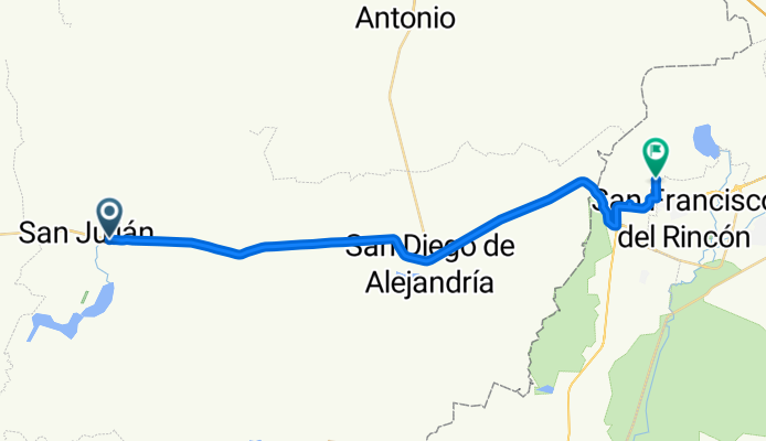 De Hidalgo Oriente a Camino a la Granja