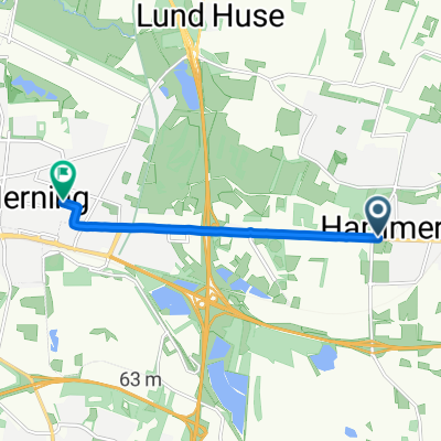 Hammerum Hovedgade, Herning to Kousgaards Plads, Herning