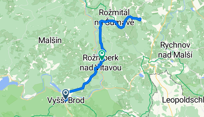 Pohraniční stráže, Vyšší Brod - Rožmberk nad Vltavou, Rožmberk nad Vltavou