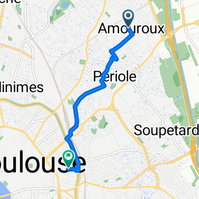 Route in Toulouse