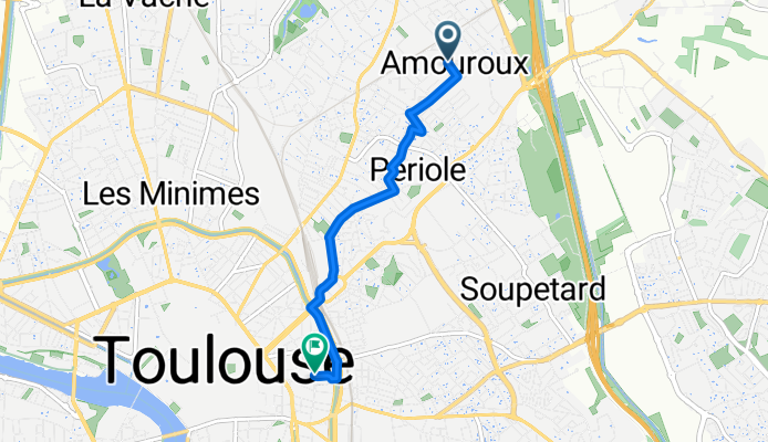 Route in Toulouse