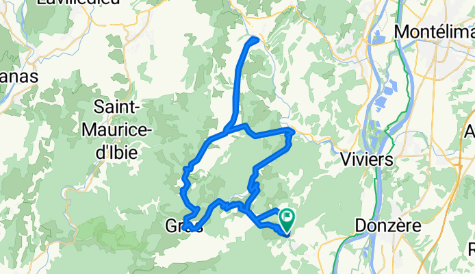 07 Route 55km bei Montelimar