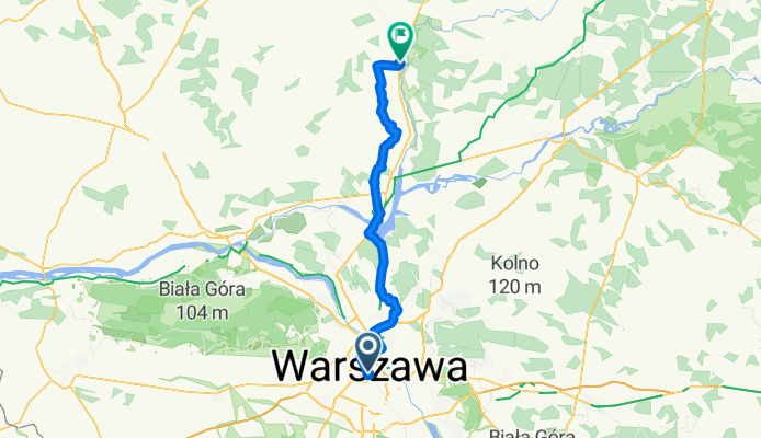 Route to Pułtusk