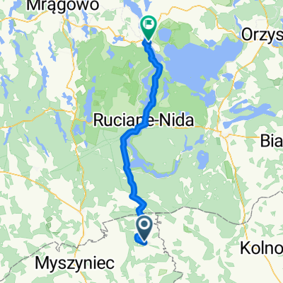 From Łyse to Mikolajki