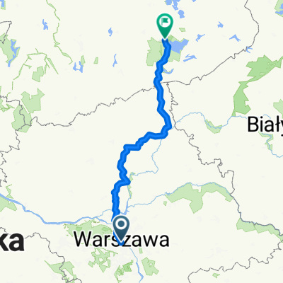 Route to Mikolajki