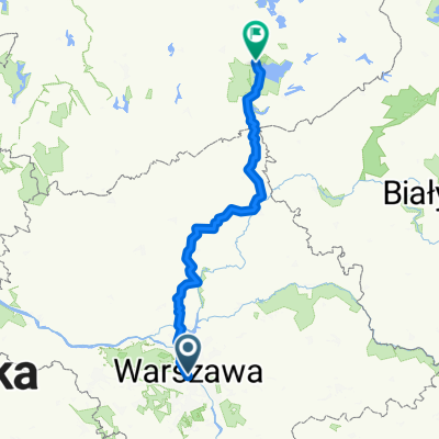 Route to Mikolajki